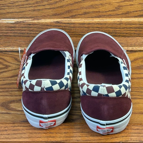 Vans Slip On Pro Multi Checker Port Royale Shoes - Picture 6 of 9